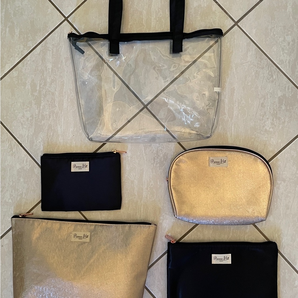 Primrose Hill 5 piece tote travel make up travel bags